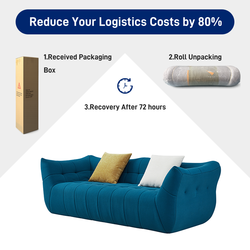 S251 Hot Selling European Sofa Designer Sofa Compression Packaging Color and Size to Choose From Can Be Customized on Demand